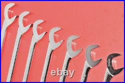 Snap-On 17 Piece 1/4 1 5/8 Four 4 Way Offset Angle Head Open End Wrench Set