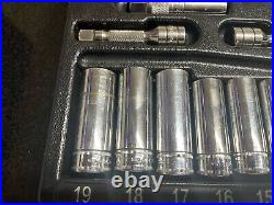 Snap On 17 pc 3/8 Drive Deep 6-Point Metric Starter Set STARTERSET3