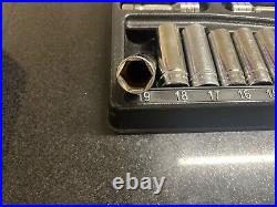Snap On 17 pc 3/8 Drive Deep 6-Point Metric Starter Set STARTERSET3