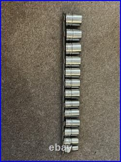 Snap On 1/2 Chrome Sockets 12-24 Mm