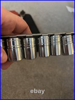 Snap On 1/2 Chrome Sockets 12-24 Mm