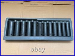 Snap On 1/2 Deep Impact Sockets 15-27mm Good Condition