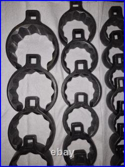 Snap On 1/2 Drive 12-Point SAE Flank Drive Deep Flare Nut Crowfoot Wrench Set