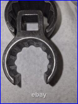 Snap On 1/2 Drive 12-Point SAE Flank Drive Deep Flare Nut Crowfoot Wrench Set