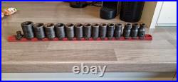 Snap On 1/2 Drive 6-Point Metric Shallow Impact Sockets