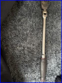 Snap On 1/2 Drive Dual 80 Technology Soft Grip Long Handle Flex-Head Ratchet