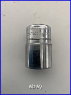Snap On 1/2 Flank Drive Shallow Socket Set 10-19mm 6 Point Metric