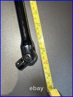 Snap On 1/2 Inch Chrome Breaker Bar Offset Head SN25A 60cm 600mm