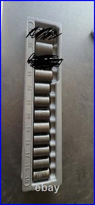 Snap On 1/2 Shallow Impact Sockets 17-25 Mm