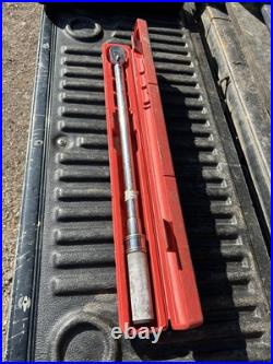 Snap On 1/2 Torque Wrench In Box