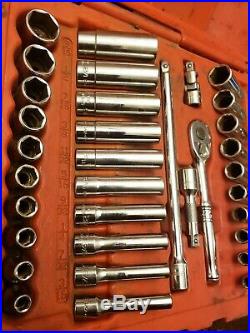 Snap On 1/4 Dr 44pc 144TMPB 6-point METRIC SAE General Service Set