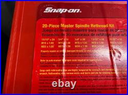 Snap On 20 pc Master Spindle Rethreading Set RD20