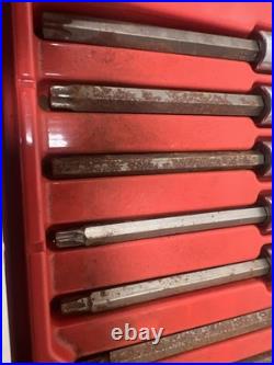 Snap On 221EFTXSET 21pc Long Ratchet Combination Torx Set FLL80 TLL72 FTXB FTXL