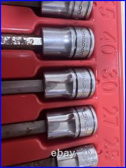 Snap On 221EFTXSET 21pc Long Ratchet Combination Torx Set FLL80 TLL72 FTXB FTXL