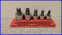 Snap On 305STSMSE 5-piece 1/2 drive stubby triple square socket set