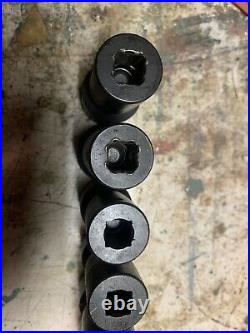 Snap On 312ipl 1/2-drive 12-piece Shallow Swivel Impact Socket Set 6-point USA