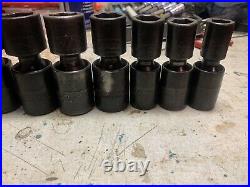 Snap On 312ipl 1/2-drive 12-piece Shallow Swivel Impact Socket Set 6-point USA