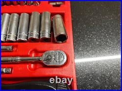 Snap On 31 pc 1/4 Drive 6-Point Metric Shallow General Service Socket Set