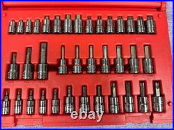 Snap On 37-Piece Combination Drive Socket Set 237HEXTORXST