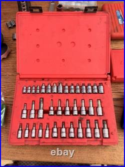 Snap On 37-pc Combination Drive Socket Driver Set. 1/4 & 3/8 drive
