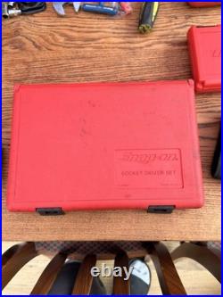 Snap On 37-pc Combination Drive Socket Driver Set. 1/4 & 3/8 drive