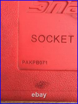 Snap On 37-pc Combination Drive Socket Driver Set. 1/4 & 3/8 drive