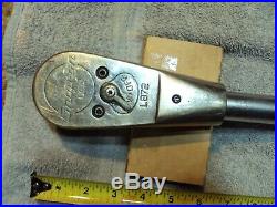 Snap On 3/4 Drive L872RM Handle & L872 Ratchet Head 40 overall 35 handle