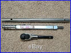 Snap-On 3/4 Torque Wrench Ratchet Head L72T with Torque Handle TQR600B USA