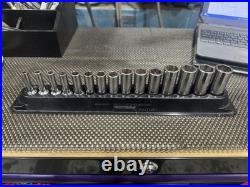 Snap On 3/8 6pt Flank Drive Xtra FDX Extra 15pc Long Deep Socket Set 215YSFSMY