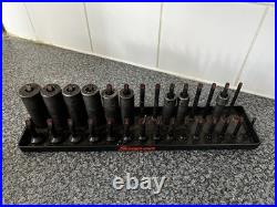 Snap-On 3/8 Deep Impact Sockets No Tray 8/11/12/15/16/17/18/19/20mm