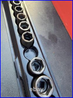 Snap On 3/8 Drive 6-Point Metric Flank Drive Shallow Impact Socket