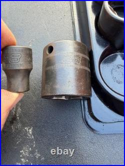 Snap On 3/8 Drive 6-Point Metric Flank Drive Shallow Impact Socket