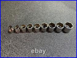 Snap On 3/8 Drive 8-18mm Low Profile Sockets