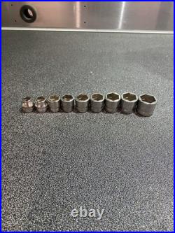 Snap On 3/8 Drive 8-18mm Low Profile Sockets