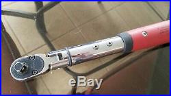 Snap On 3/8 Drive Flex Head Techwrench Torque Wrench #tech2fr100
