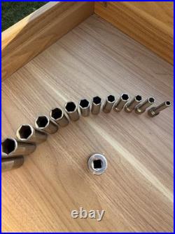 Snap On 3/8 Sockets Master Set In Foam Shallowithsemi Deep/ Deep 6-20mm 45pc