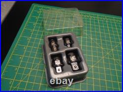 Snap-On 4 Pc Set Ratcheting Wrench Adaptors For 13mm RWA404 1/4 3/8 1/2 Hex