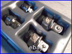 Snap-On 4 Pc Set Ratcheting Wrench Adaptors For 13mm RWA404 1/4 3/8 1/2 Hex