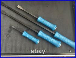 Snap On 4 pc Striking Prybar Set Pearl Blue
