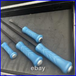 Snap On 4 pc Striking Prybar Set Pearl Blue