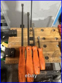Snap On 4pc Pry Bar Set, 4 spb24a orange usa