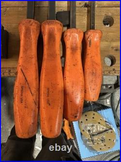 Snap On 4pc Pry Bar Set, 4 spb24a orange usa