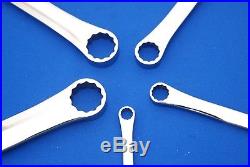 Snap-On 5 Pc Standard 0° Offset SAE Box Wrench Set XDHF605 NEAR NEW SHIPS FREE