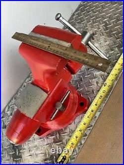 Snap On 6 Wilton Bench Vise With Swivel Base And Pipe Jaw Made In USA