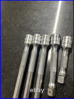 Snap On 6 pc 3/8 Drive Knurled Extension Set 206AFX