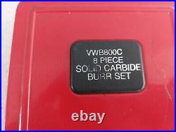Snap On 8-Pc Carbide Burr Set (RRP £270+) Rare VWB800C
