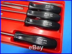 Used Hand Tools | Snap On 9pc Sdd Long Handle Flat Screwdriver Set
