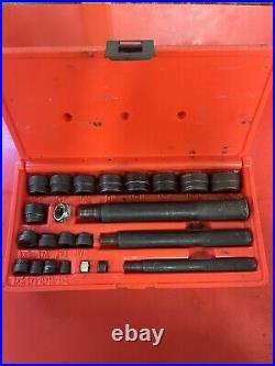 Snap-On A157C Standard Bushing Driver Set with PB20 Storage Case