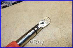 Snap On ATECH2F100 3/8 Drive Flex-Head TechAngle Torque Wrench AS IS