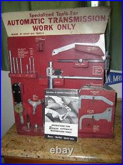 Snap On Automatic Transmission Tools c1950s Ford & GM